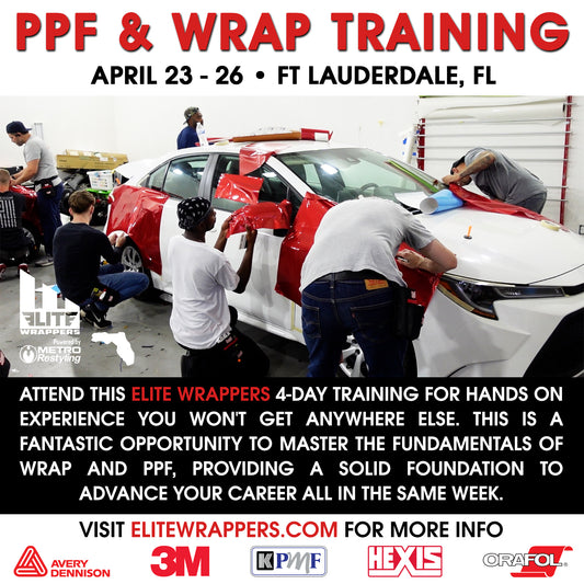 Standard Wrap & PPF Training Class - FL - April 23rd - 26th, 2024