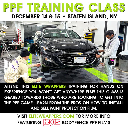 Paint Protection Film Training Class - NY - December 14th & 15th, 2024