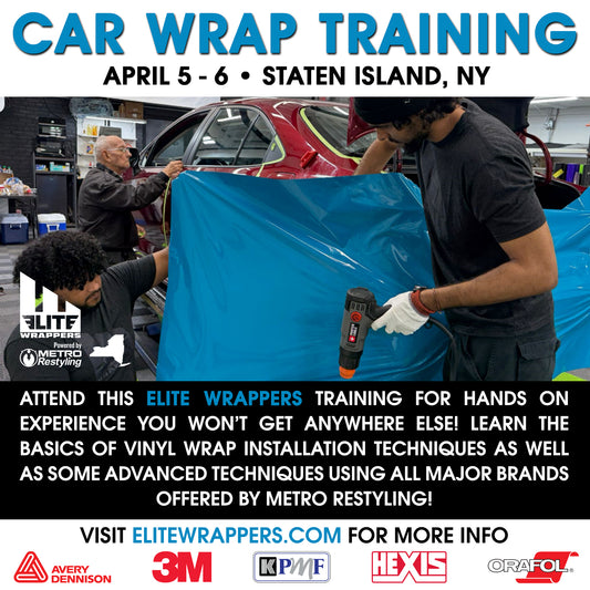 Car Wrap Training Class - NY - April 5th & 6th, 2025