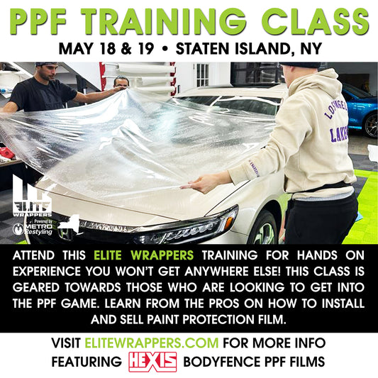 Paint Protection Film Training Class - NY - May 18th & 19th, 2024